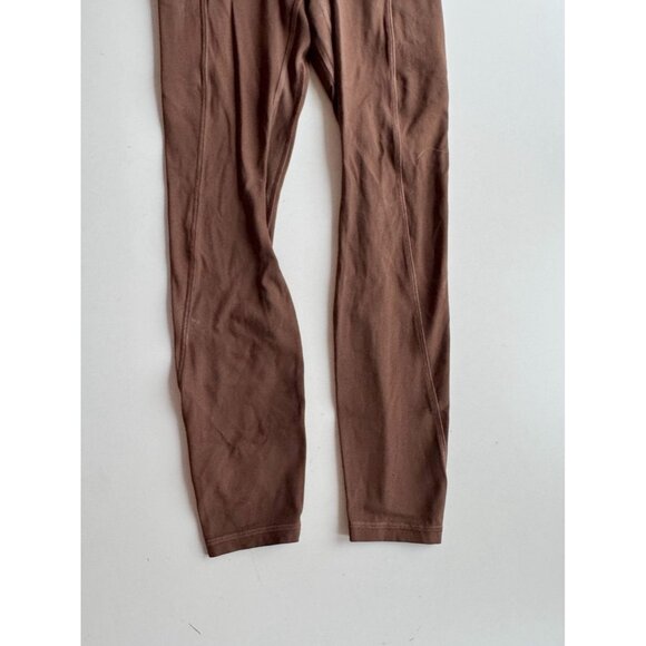 LULULEMON Align Pockets 25" Java Brown High Rise Cropped Leggings, Size 4 - Picture 8 of 14